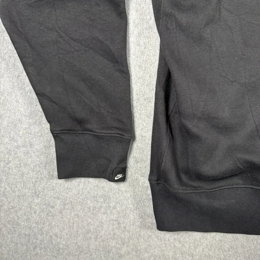 Nike Just Do It Hoodie Men's XXL Black Pullover Sweatshirt Spellout Swoosh Logo